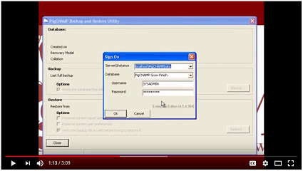 Backup and Restore